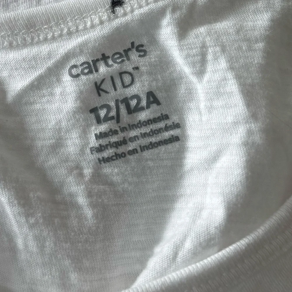 Carter's White Kid's Tank Top Girls Size 12